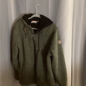 Green Hooded Jacket